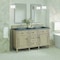 James Martin Vanities 60'' Double Vanity, Whitewashed Oak w/ 3 CM Parisien Bleu Quartz Top 424-V60D-WWO-3PBL - alternate 3